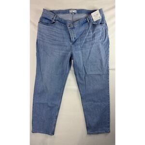 Abercrombie & Fitch Curve Love High Rise Dad Jeans 36/22R